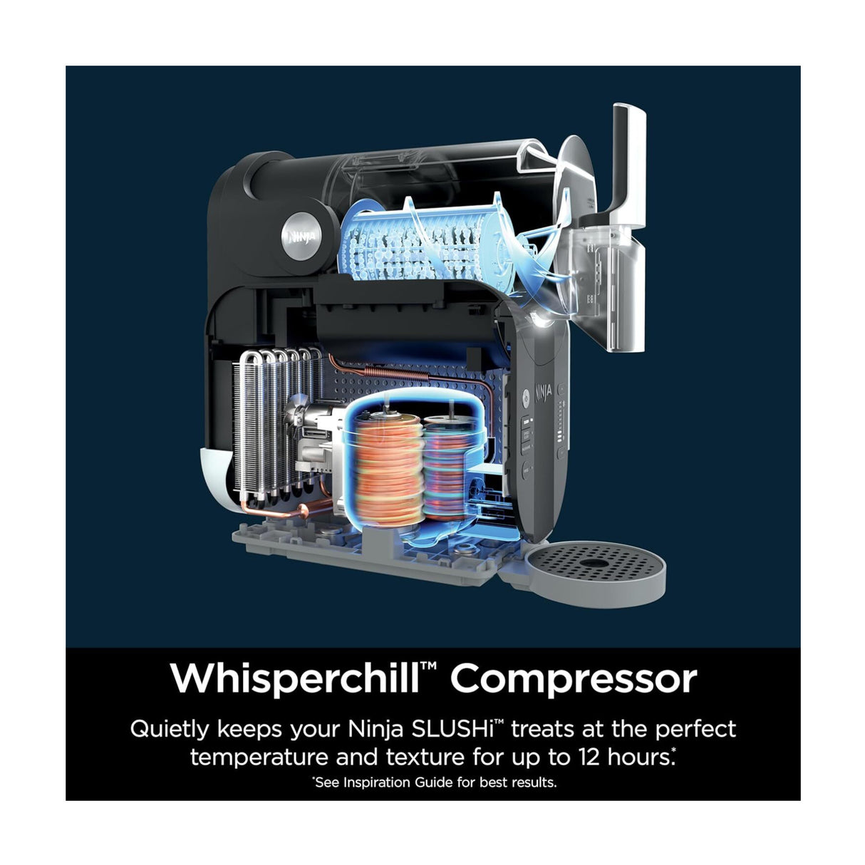 Ninja SLUSHi Professional Frozen Drink and Slushie Maker (Artic Blue/Gray)