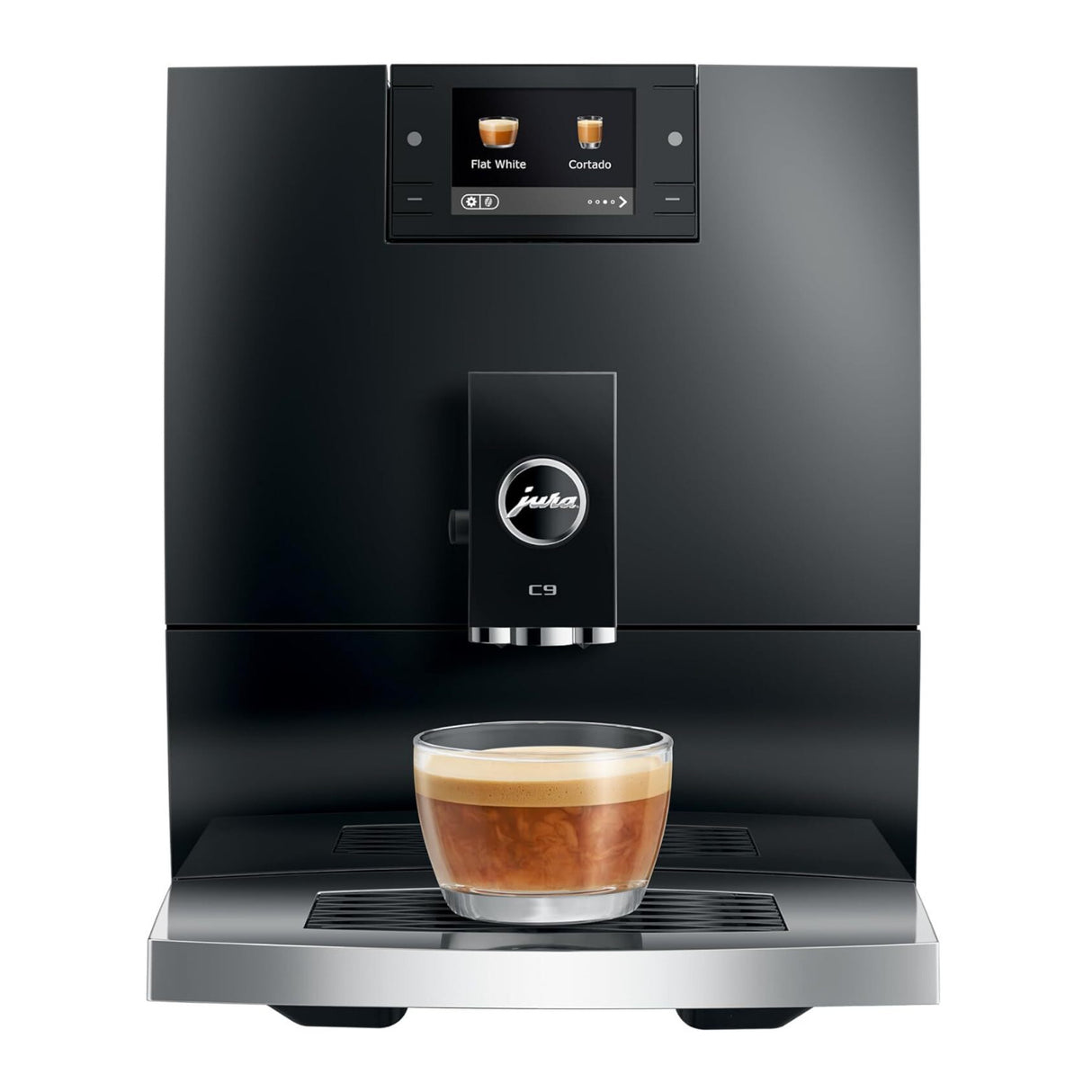Jura C9 Compact Automatic Coffee and Espresso Machine (Piano Black)