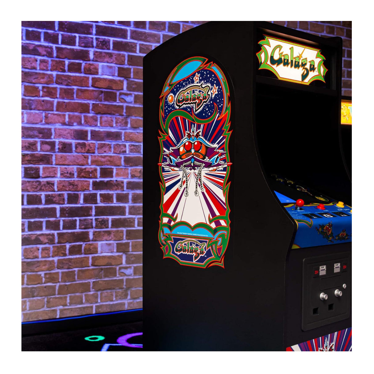 Quarter Arcades Official Galaga 1/4 Sized Mini Arcade Cabinet by Numskull