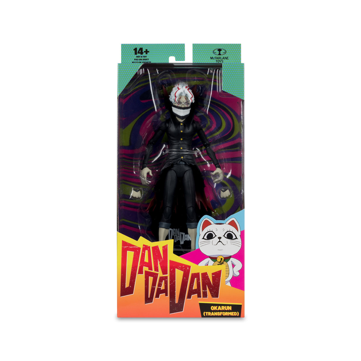 Dandadan Okarun Transformed 7-inch Anime Action Figure with 22 Moving Parts and Accessories