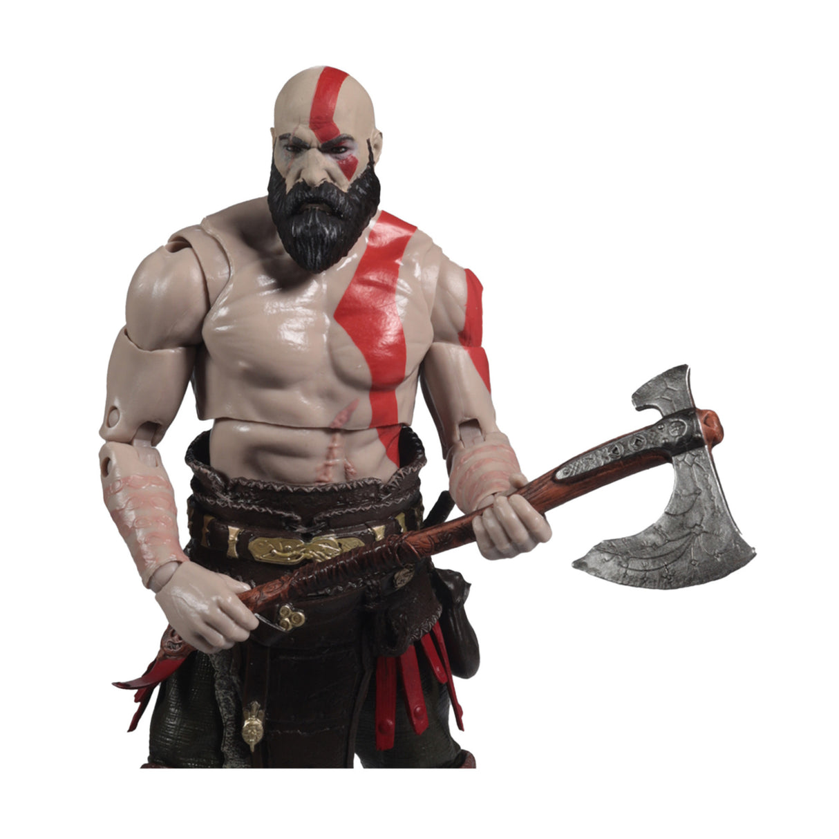 War God Kratos 7-inch Deluxe Action Figure with Ultra Articulation, Accessories, and Art Card