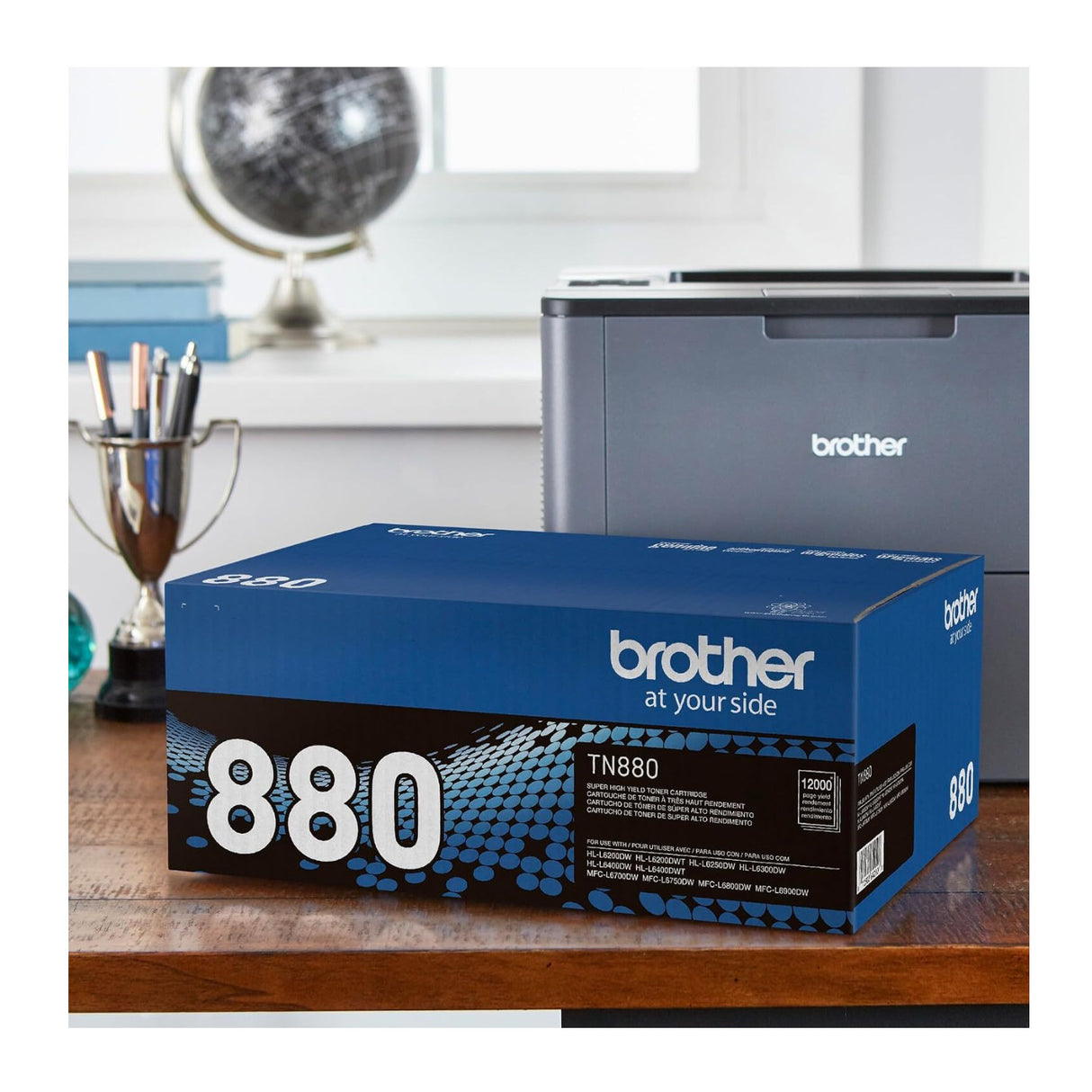 Brother Genuine TN880 Super High-Yield Black Toner Cartridge