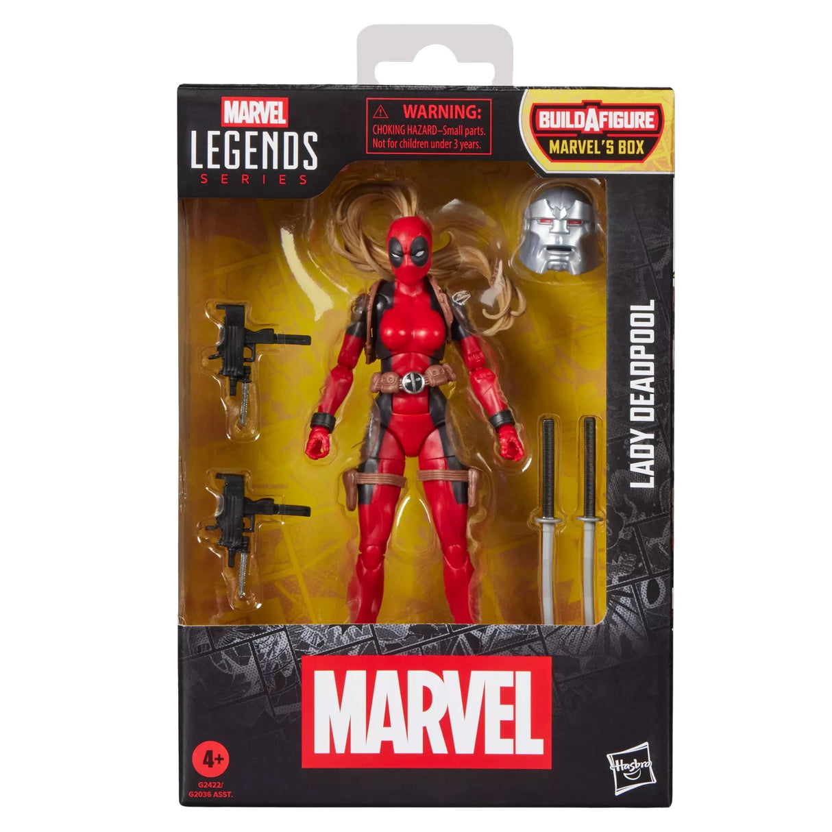 Hasbro Marvel Legends Series Lady Deadpool 6-inch Action Figure with Window Box and Accessories