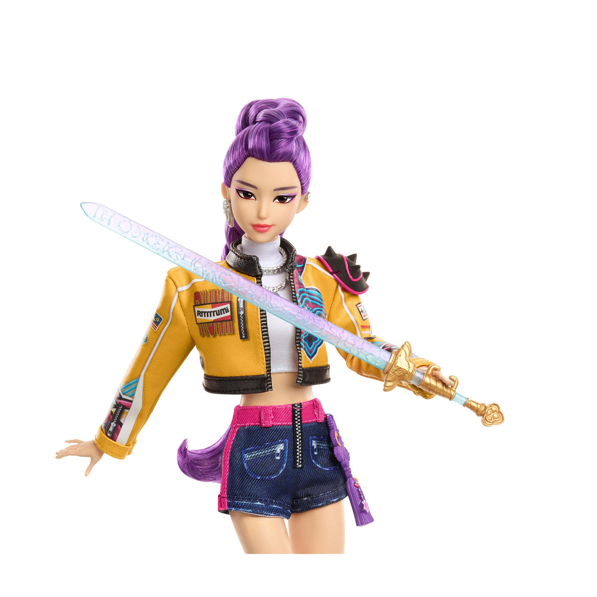 Mattel KPop Demon Hunters HUNTR/X Rumi How It’s Done Fashion Doll with Saingeom Sword