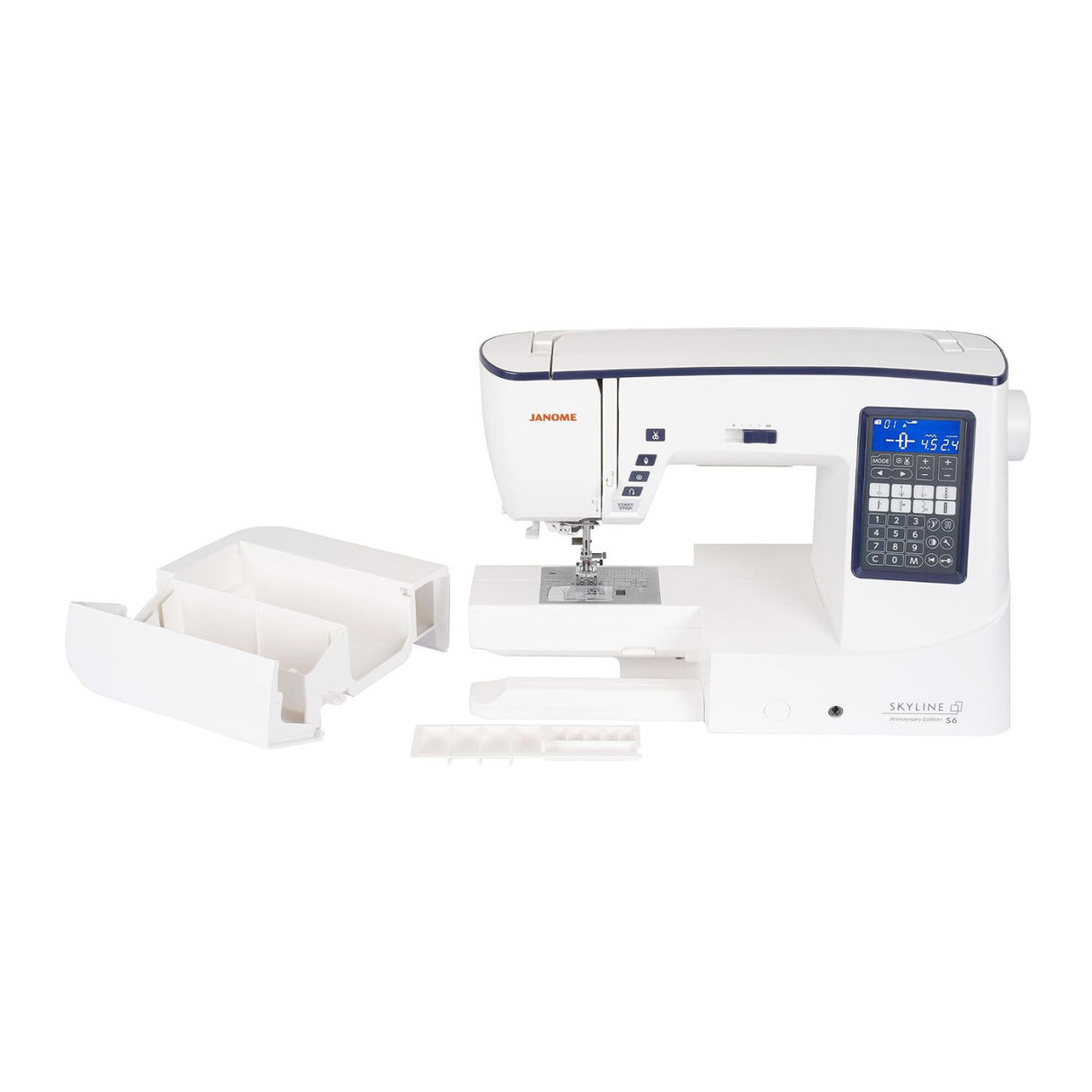 Janome Skyline S6 Anniversary Edition 196-Stitch Computerized Sewing and Quilting Machine