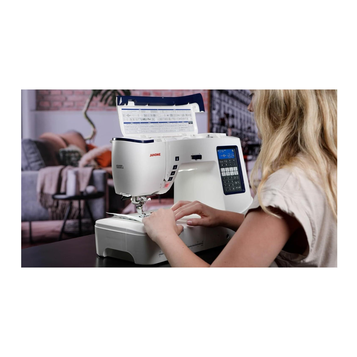 Janome Skyline S6 Anniversary Edition 196-Stitch Computerized Sewing and Quilting Machine