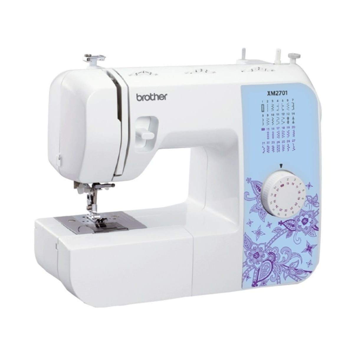Brother XM2701 27-Stitch Sewing Machine Bundle with 32-Spools Polyester Thread Kit