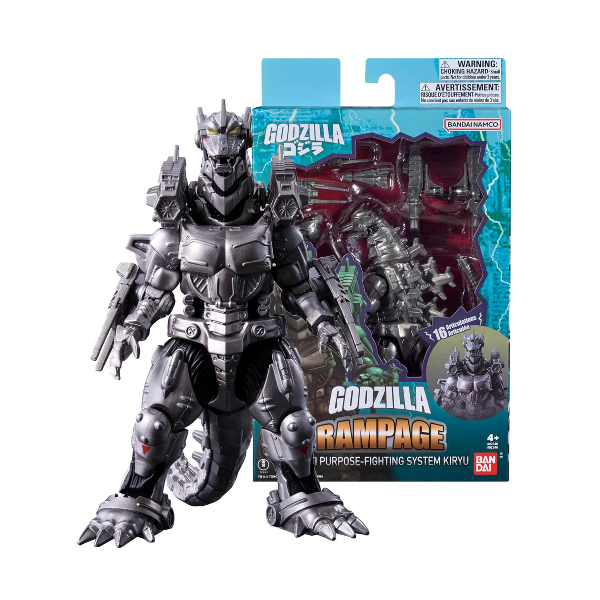 Bandai Mechagodzilla 2003 6-inch Action Figure with 16 Articulation Points and Detailed Sculpting