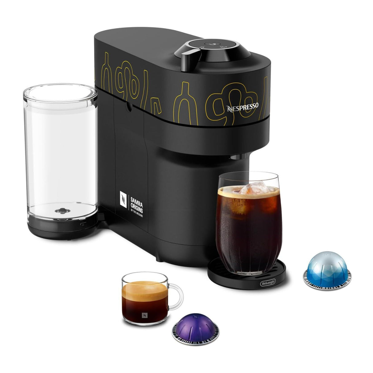 Nespresso Vertuo Pop+ Samra Origins Coffee and Espresso Maker (Buna Yellow)