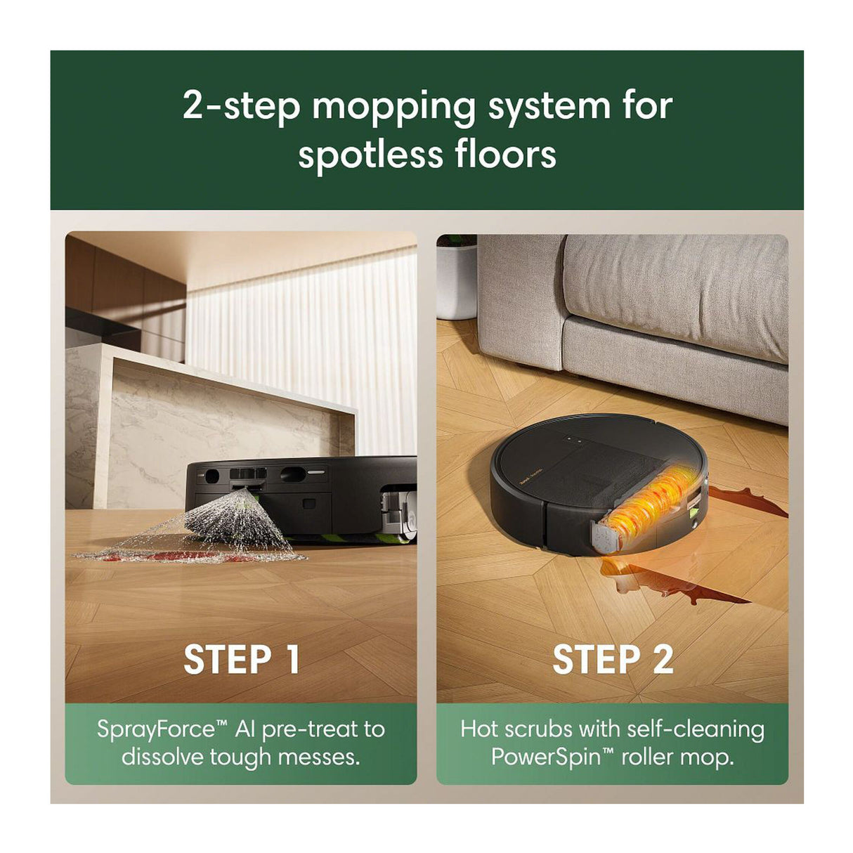 iRobot Roomba Plus 678 Combo Robot Vacuum and Mop with AutoWash Dock