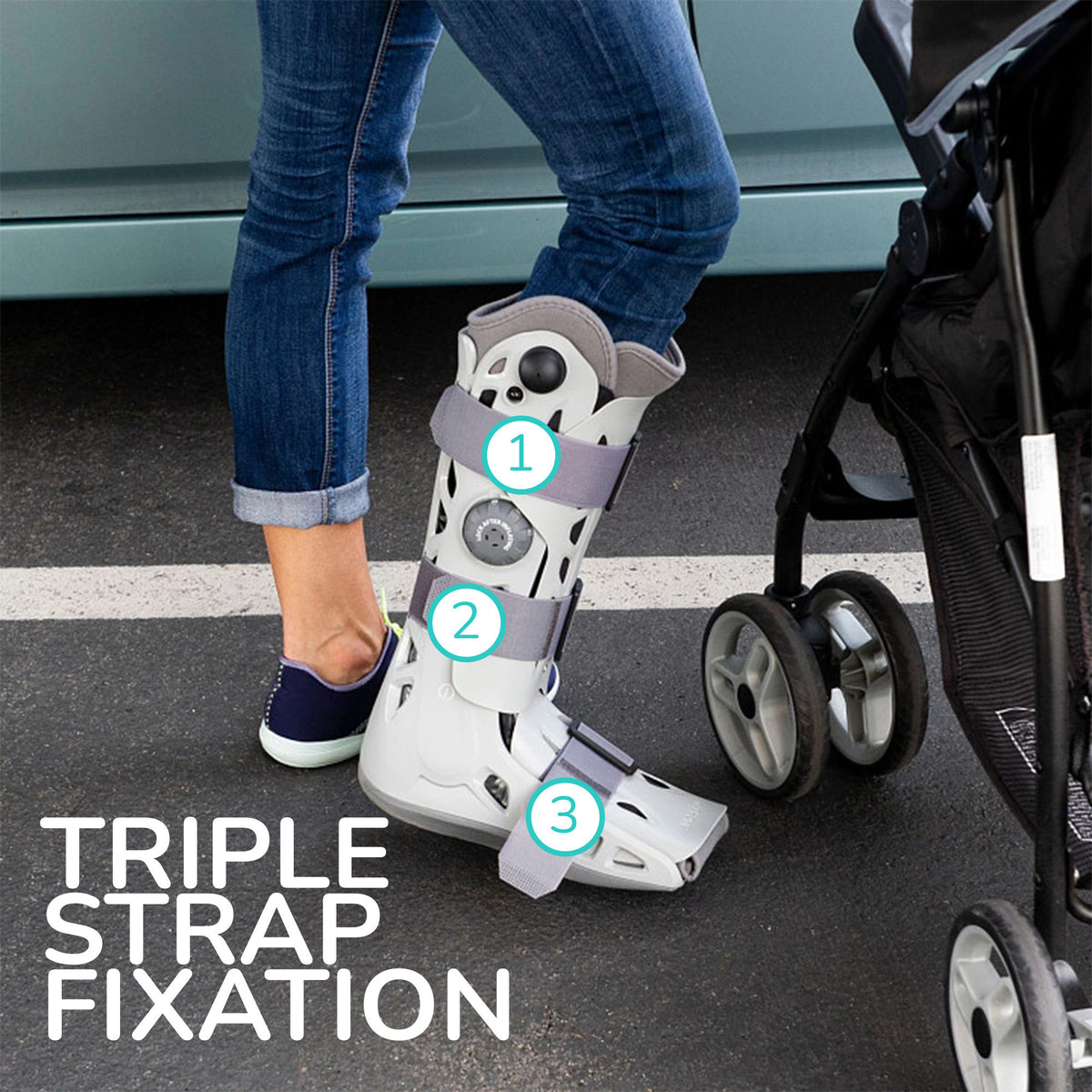 Aircast AirSelect Standard Walker Brace / Walking Boot, X-Small (Open Box)