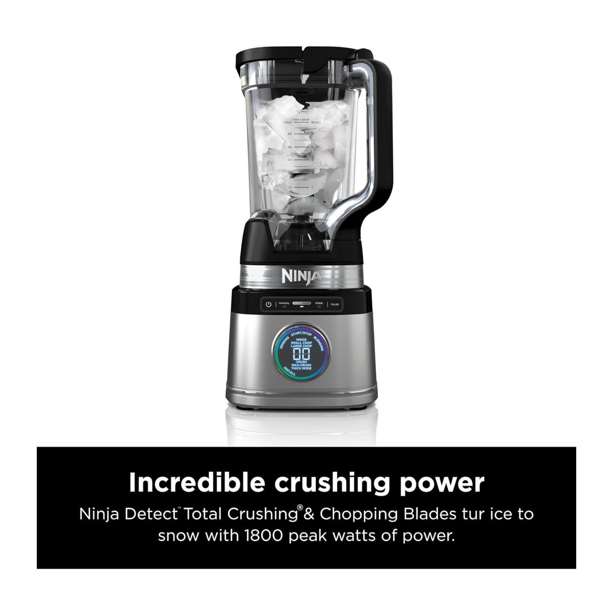Ninja Detect Power Blender Pro TB201 with BlendSense Technology, 72 oz Pitcher, 1800 Peak Watt Motor
