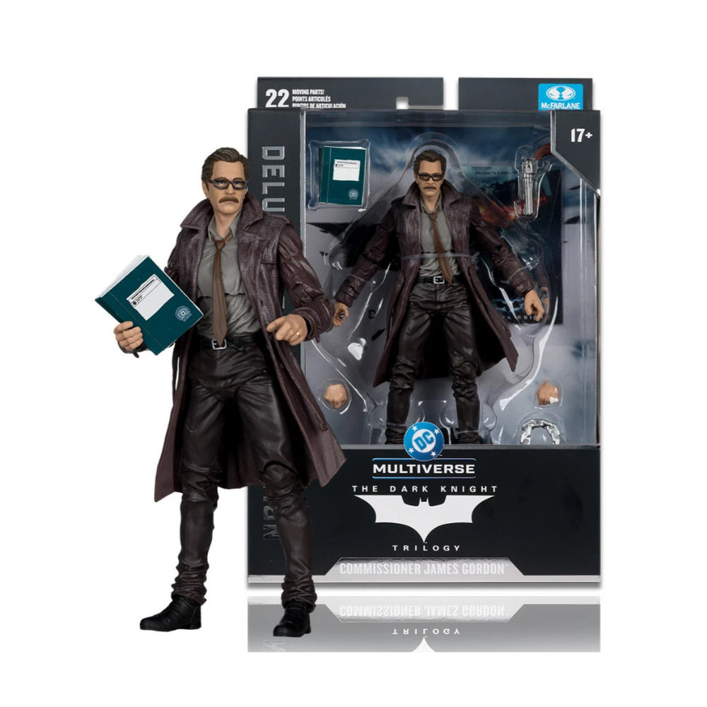 McFarlane Toys DC Multiverse 7-inch Deluxe Commissioner Gordon Action Figure (The Dark Knight)