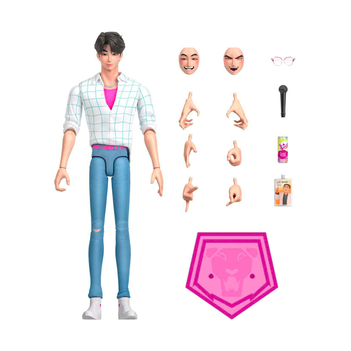 Mattel Kpop Demon Hunters 6.7-inch Saja Boys Jinu Figure with Full Articulation and Accessories
