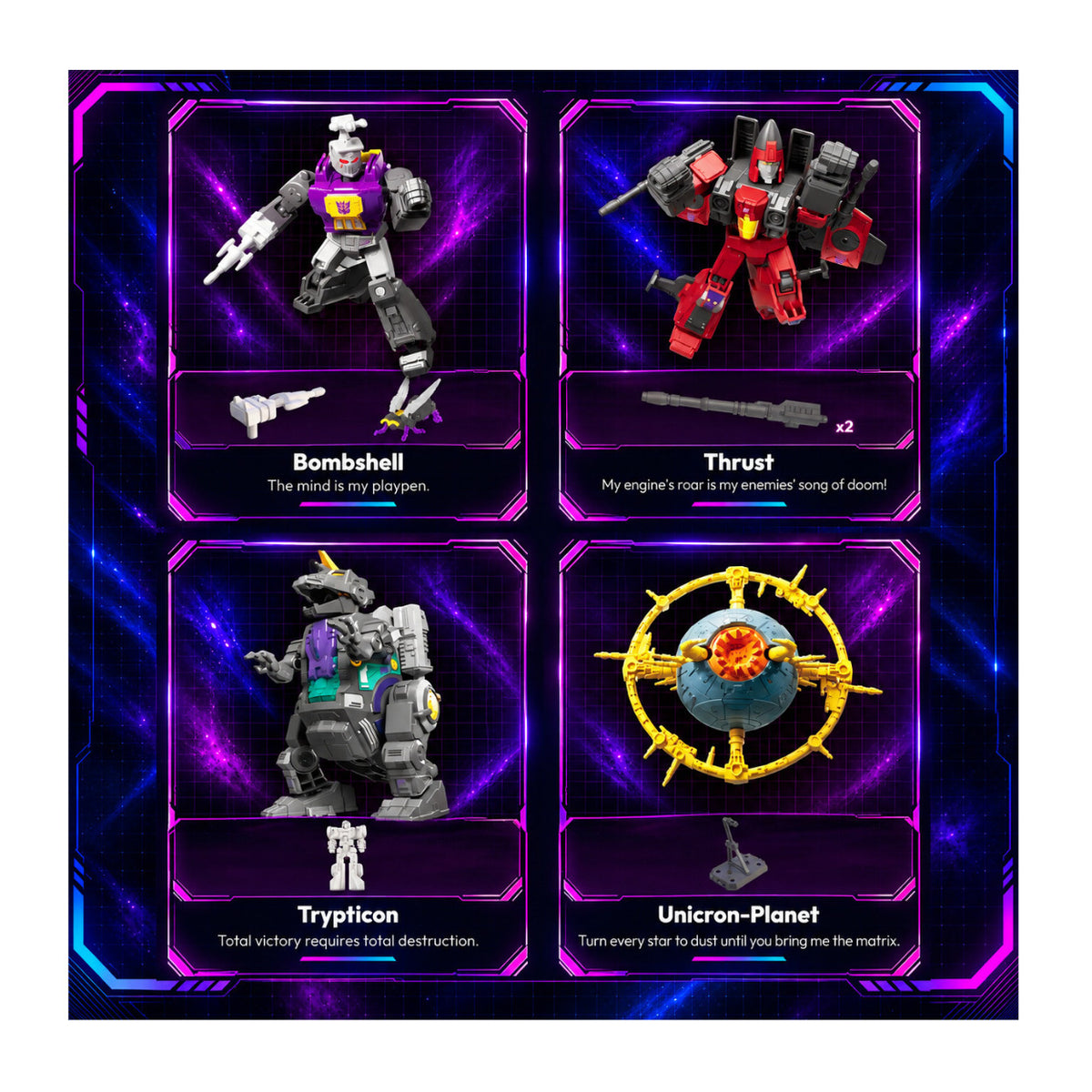 Blokees Transformers Galaxy Version 09 Darkest Hour Random Figure Box with Accessories (9-Pack)