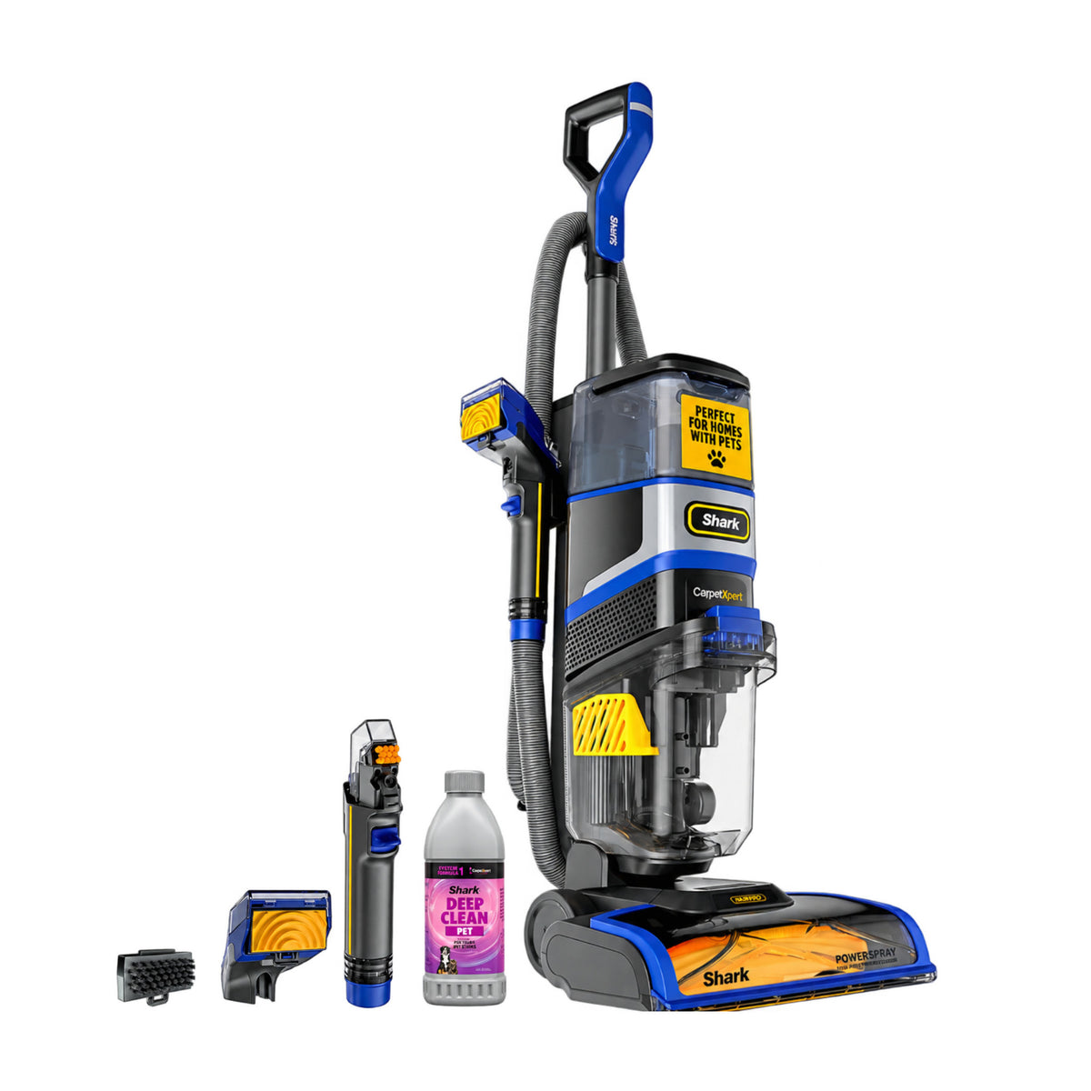 Shark EX251BRN CarpetXpert HairPro Carpet and Built-in Stain Cleaner with Tools and Cleaning Formula