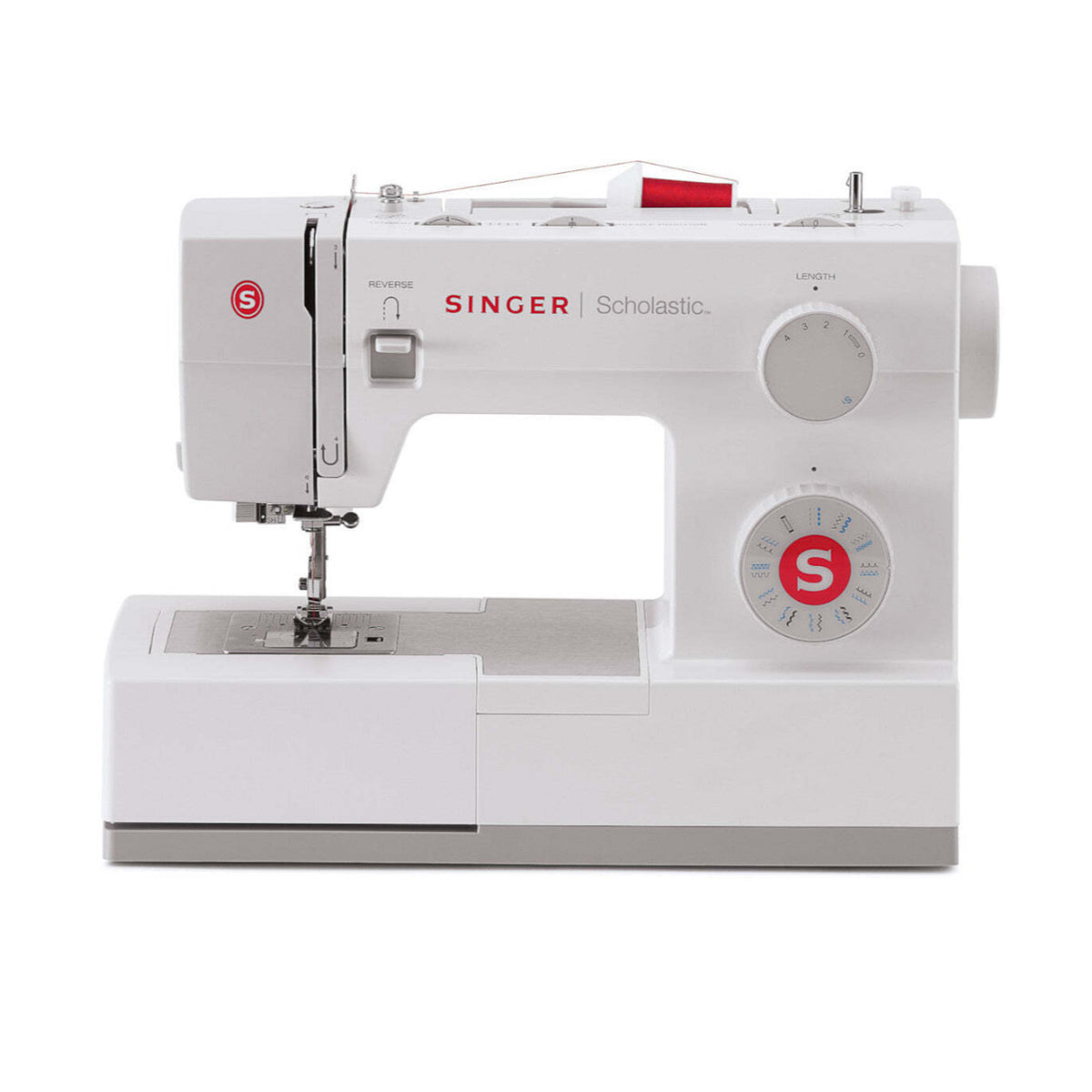 Singer 5523 Scholastic Heavy-Duty Sewing Machine Bundle with 150-Color Embroidery Thread Kit
