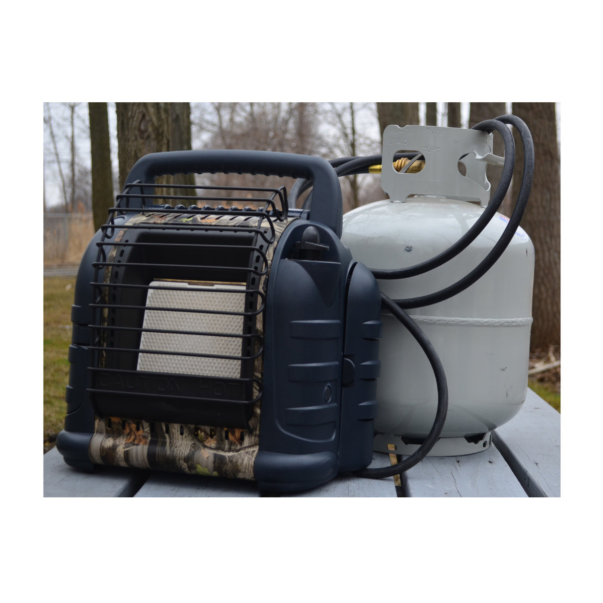 Mr. Heater Hunting Buddy Portable Heater Bundle with Hose and Adaptor