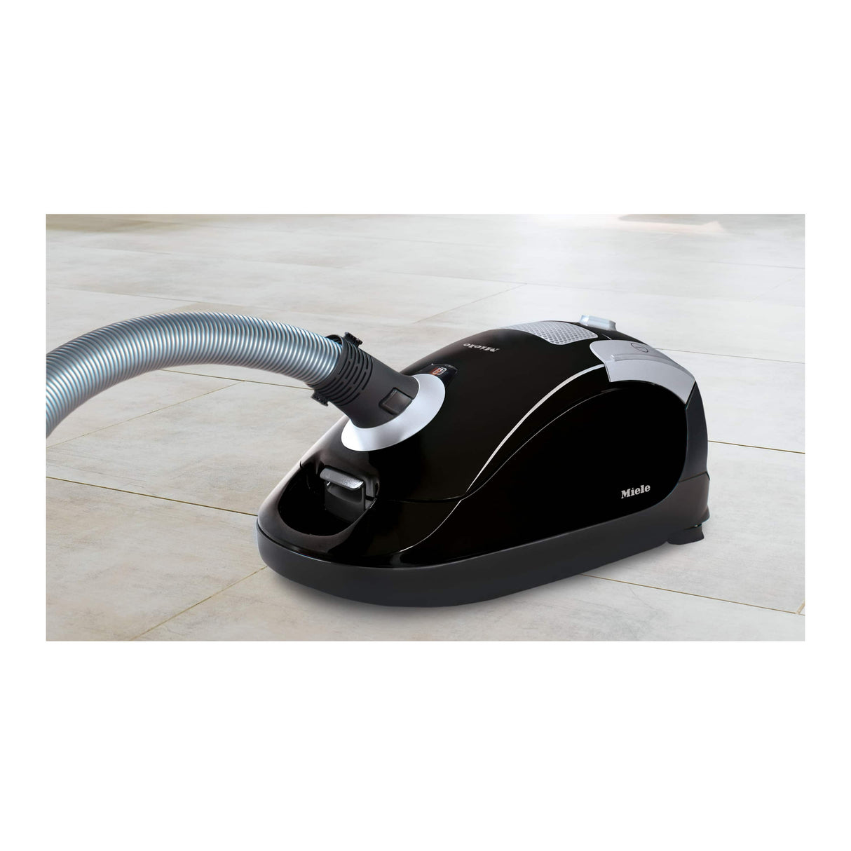 Miele Compact C1 Turbo Team PowerLine 1200W Adjustable Height Canister Vacuum Cleaner (Black)