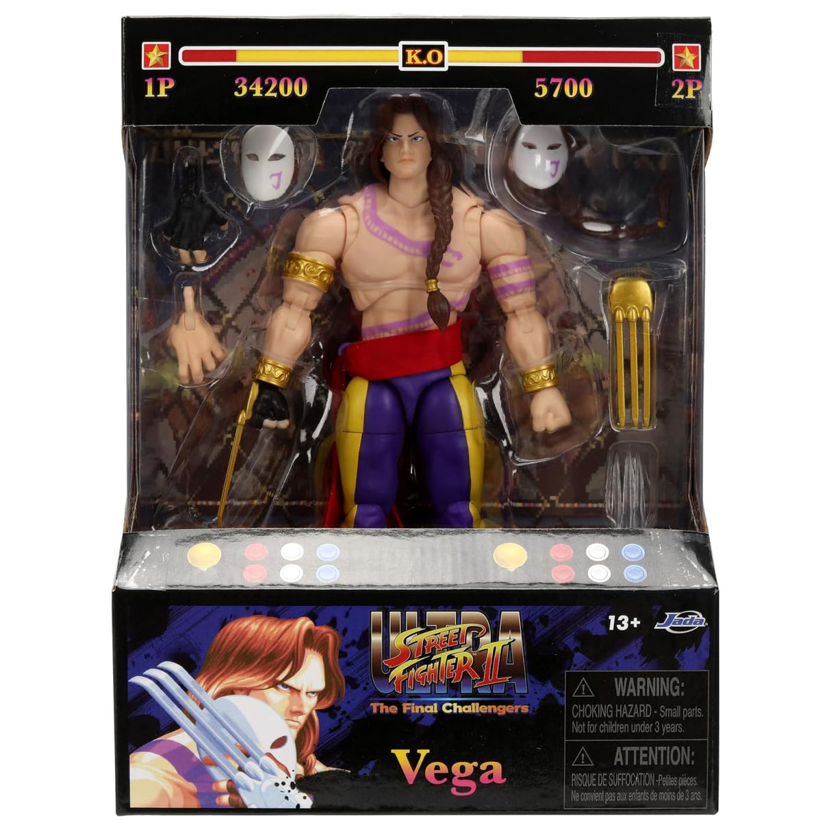 Jada Toys Ultra Street Fighter II Vega 6-Inch Action Figure