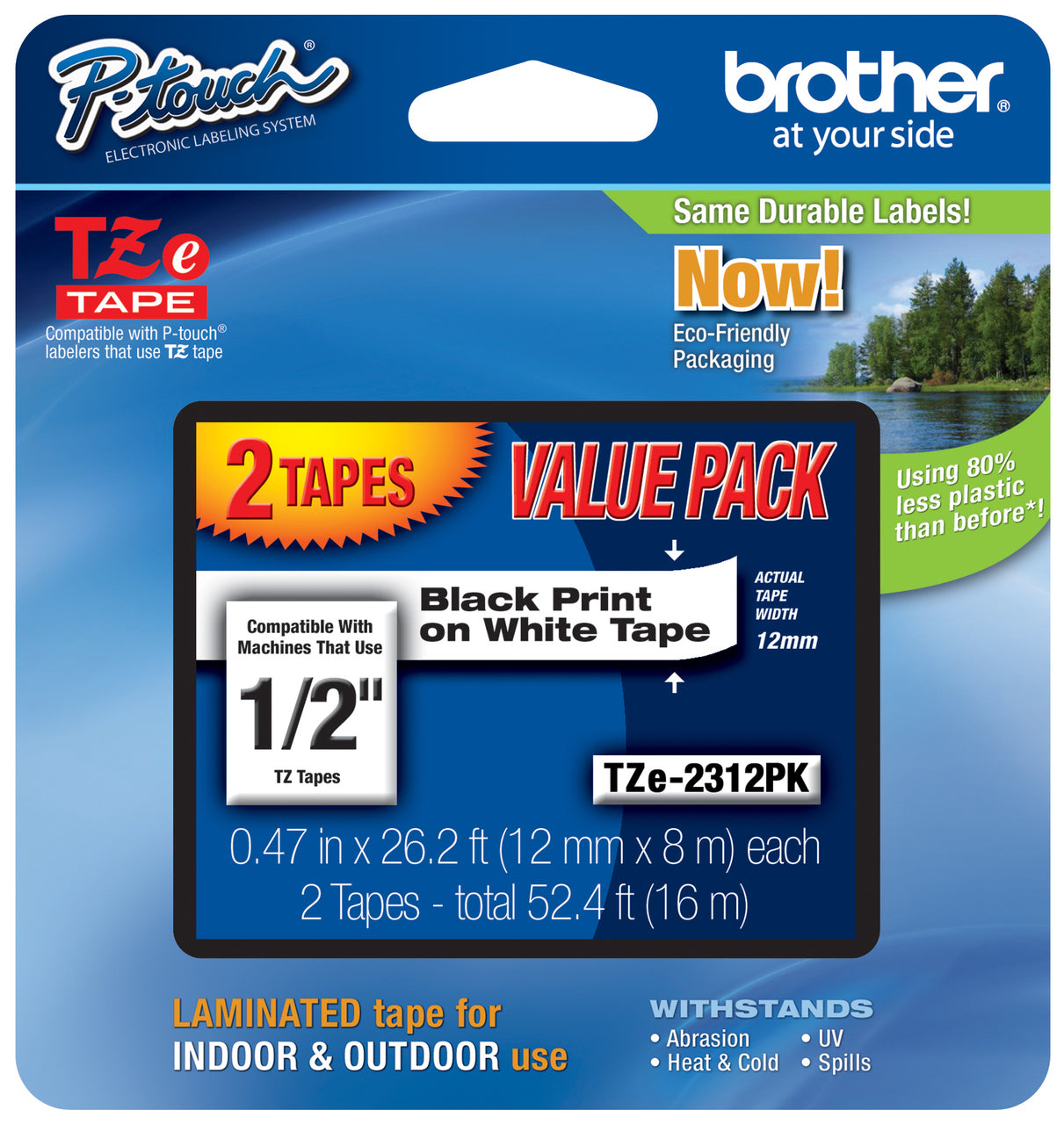 Brother PTH111 P-Touch Pro Label Maker Bundle with Laminated Tapes and Case - 5