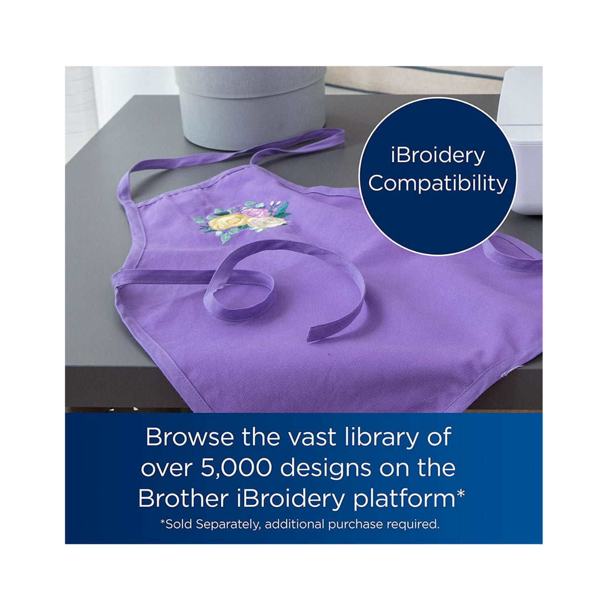 Brother Elite PE900 Embroidery Machine Bundle with Needles, Bobbins, and Thread - 6