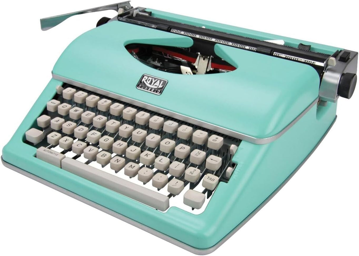 Royal Consumer Classic Retro Manual Typewriter (Mint Green)
