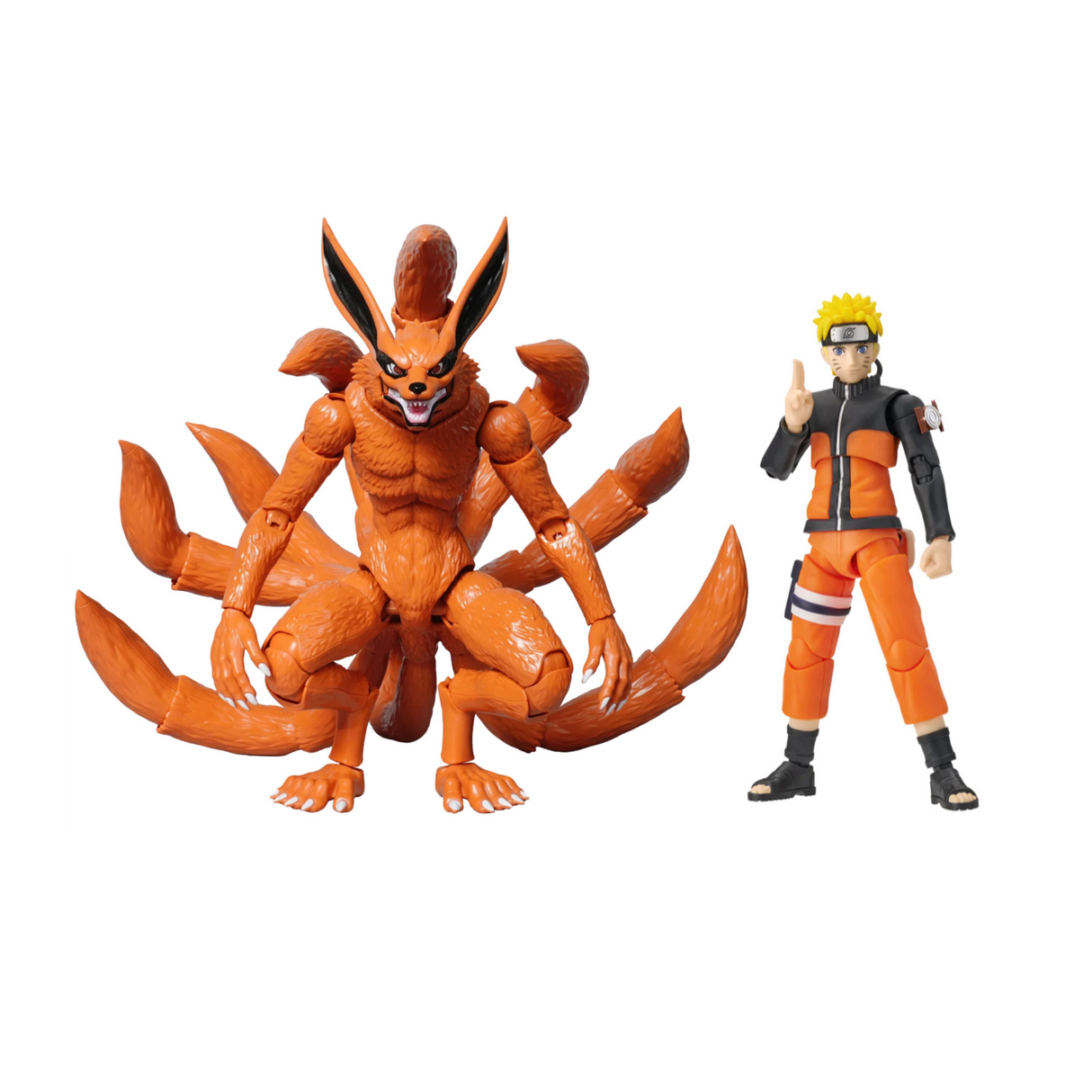 Blokees Naruto Kurama (Nine Tails) & Uzumaki Champion Class Action Figure Bundle