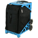 Zuca Sport Insert Ba Stealth (Black, Black Embroid) with Sport Frame Blue