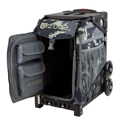 ZUCA Sport Anaconda Insert Bag (Camo) w/ Frame (Black, Non-Flashing Wheels)