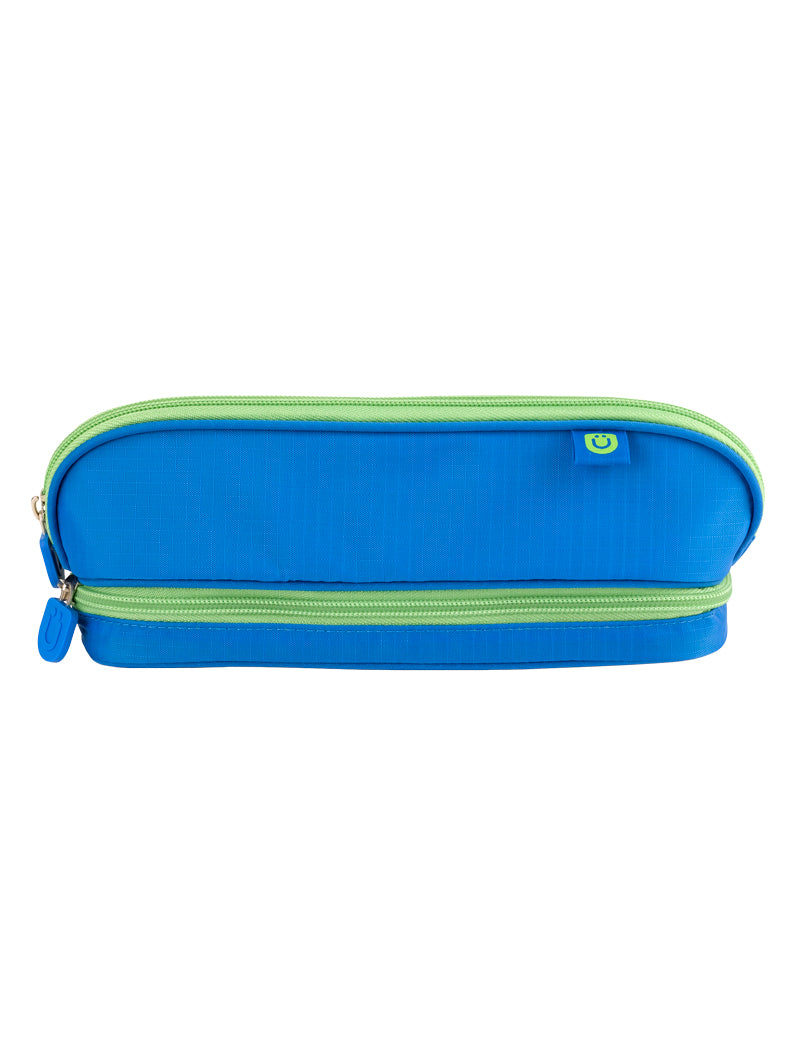ZUCA PCBG562 Dual Compartment Pencil Case (Blue and Green)
