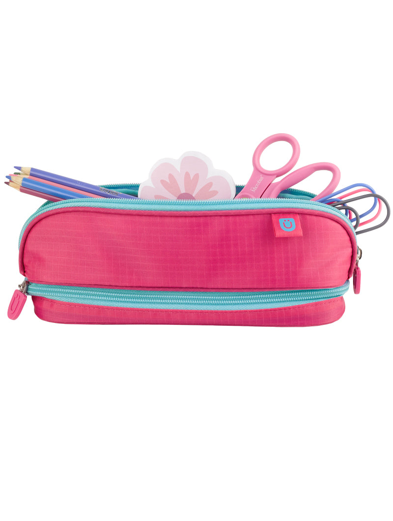ZUCA Pencil Case (Brown/Pink)