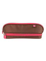 ZUCA Pencil Case (Brown/Pink)