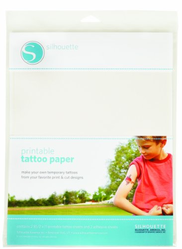 Silhouette Temporary Tattoo Paper