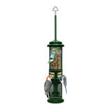 Squirrel Buster Nut Feeder Squirrel-Proof Bird Feeder for Nuts and Fruit, Two Meshes