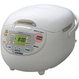 Zojirushi NS-ZCC10 Neuro Fuzzy Rice Cooker and Warmer (Premium White)