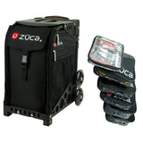 Zuca Obsidian Insert Bag & Black Frame w/ 5 Pouches & Toiletry Bag