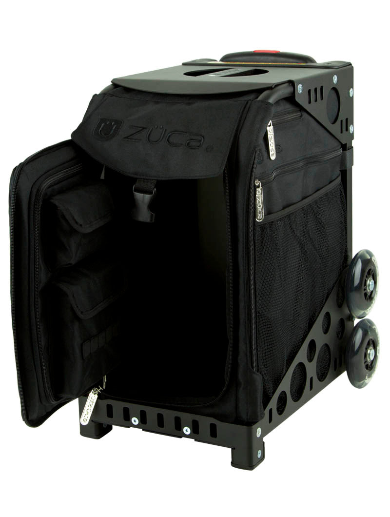 ZUCA Stealth Sport Insert Bag with Black Frame (Non-Flashing Wheels)