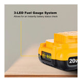 DeWalt (DCB230C) 20V MAX Battery Pack with Charger 3-Ah
