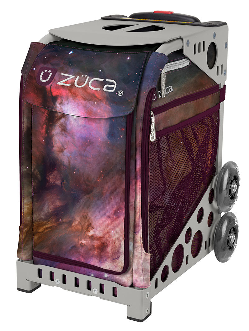 Zuca Galaxy Nebula Sport Insert Bag & Frame (Gray) w/ Flashing Wheels