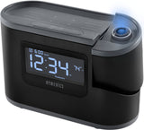 HoMedics Soundspa Recharged Projection Alarm Clock Radio
