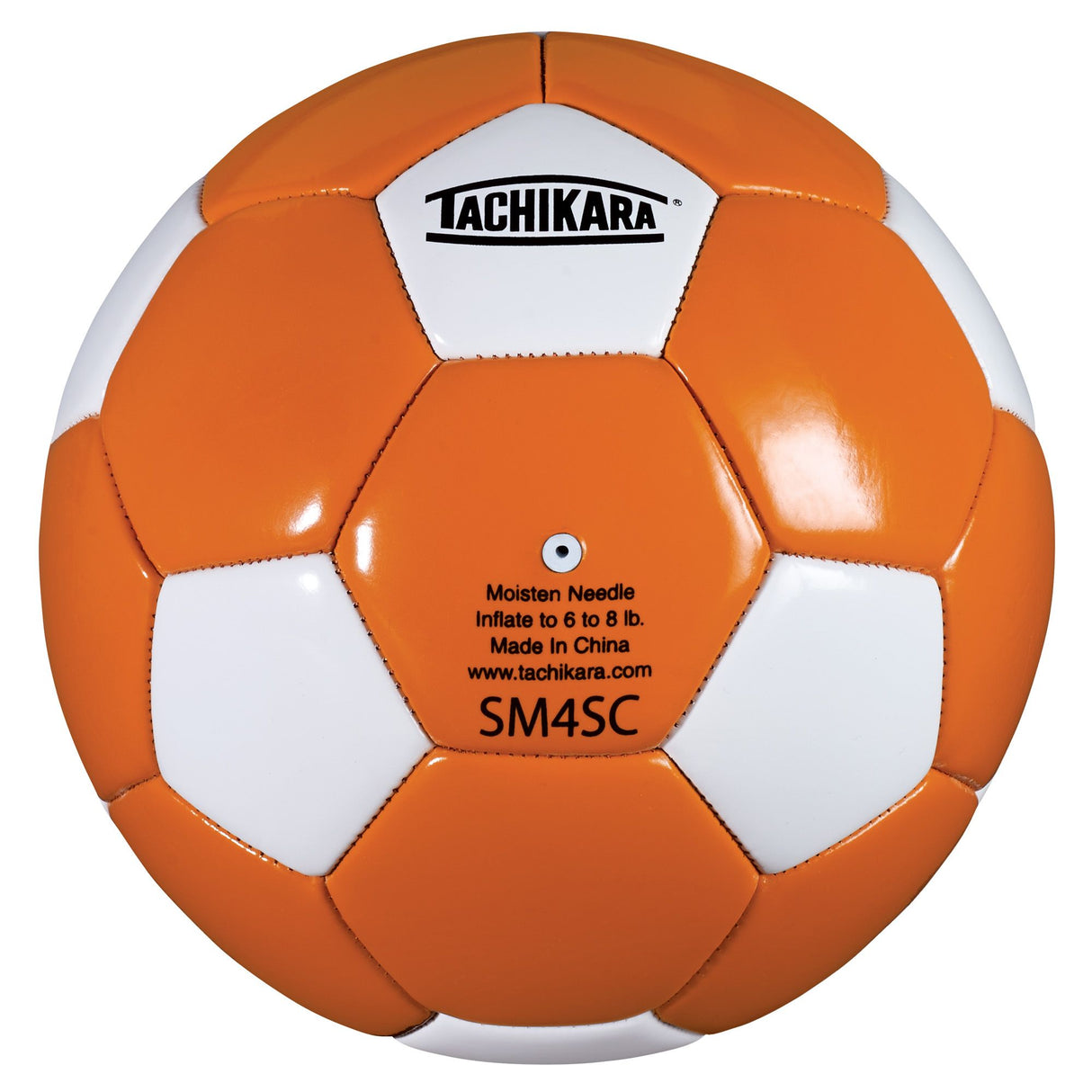 Tachikara SM4SC Recreational Youth Soccer Ball (Orange/White)