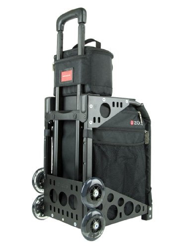 Zuca Obsidian Sport Bag (Black/Flashing) w/ Gift Lunchbox & Seat Cover