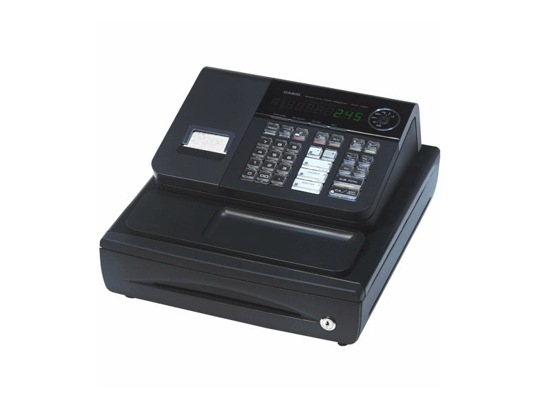 Casio PCR-T280 High Speed Thermal Printer Cash Register (Black)