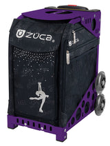 Zuca Sport Ice Queen Bag & Frame (Purple/Flashing) w/ Gift Lunchbox