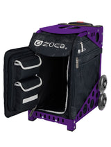Zuca Sport Ice Queen Bag & Frame (Purple/Flashing) w/ Gift Lunchbox