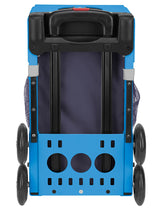 Zuca Lets Ride Sport Insert Bag, Blue Frame with Flashing Wheels
