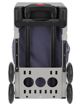 Zuca Let's Ride Insert Bag & Sport Frame (Grey) w/ Flashing Wheels