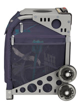 Zuca Let's Ride Insert Bag & Sport Frame (Grey) w/ Flashing Wheels