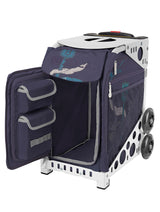 Zuca Lets Ride Sport Insert Bag, White Frame with Flashing Wheels